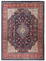 Hand Knotted Persian "Mahal" Large Rug